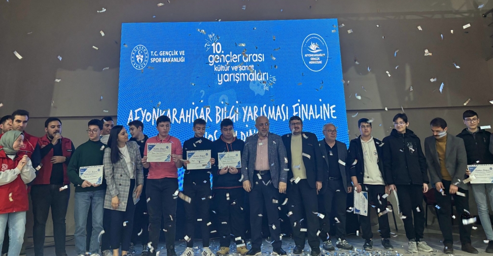 Afyon’da 10. Gençler Arası Kültür ve Sanat Bilgi Yarışmaları Sona Erdi
