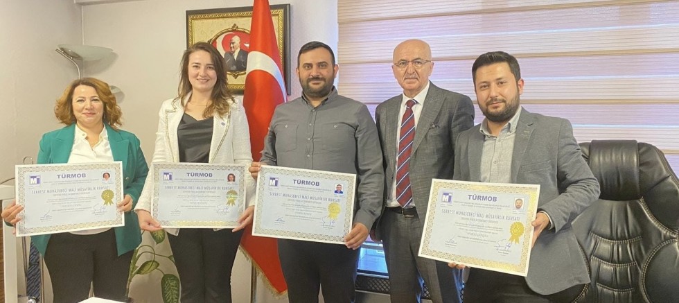 Afyon Mali Müşavirler Odası’nda ruhsat töreni düzenlendi