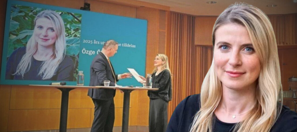 AFYONKARAHİSARLI DR. ÖZGE ÖNER’E İSVEÇ’TEN PRESTİJLİ ÖDÜL