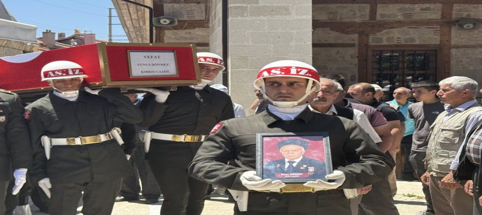 Kıbrıs Gazisi Yunus Dönmez Son Yolculuğuna Uğurlandı