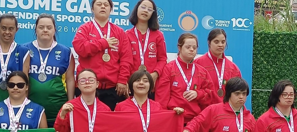  Trisome Games Dünya Şampiyonası'nda, Afyonlu sporcu iki madalya birden kazandı